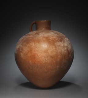 Red-Burnished Jug, 1000-700 BC. Iran, Amlash, 10th-8th century BC. Earthenware; diameter: 37.4 cm