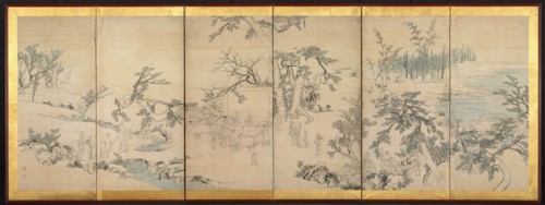 Literary Gathering in the Orchid Pavilion, late 1700s. Maruyama Okyo (Japanese, 1733-1795).