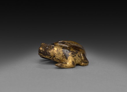 Frog, 386- 534. China, Six Dynasties period (317-581), Northern Wei dynasty (386-534). Gilt bronze;