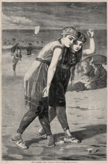 The Bathers, 1873. Winslow Homer (American, 1836-1910). Wood engraving