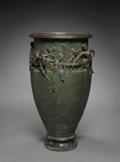 Vase, c. 1890. Gustave-Joseph Chéret (French, 1838-1894). Bronze; diameter: 43.2 cm (17 in.);