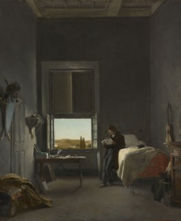 The Artist in His Room at the Villa Medici, Rome, 1817. Léon Cogniet (French, 1794-1880). Oil on
