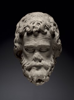 Head of an Apostle from the South Portal of the Cathedral of Thérouanne, c. 1235-1240. Northern