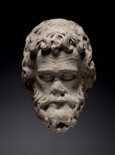 Head of an Apostle from the South Portal of the Cathedral of Thérouanne, c. 1235-1240. Northern