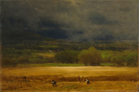 The Wheat Field, c. 1875-1877. George Inness (American, 1825-1894). Oil on canvas; unframed: 50.8 x