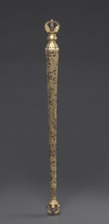 Ritual Mace, early 1400s. Sino-Tibetan, Derge School, Yongle period (1403-1427). Iron alloy with