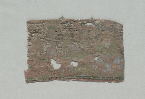 Three Fragments of Italian Gothic Silk, 1350-1399. Italy, second half of 14th century. Lampas