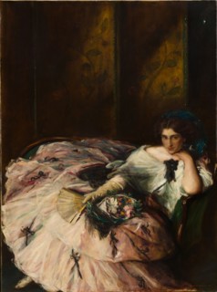 Souvenir of an "International Ball" (Portrait of Miss Kathleen Bruce), 1907. Charles Hasslewood