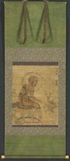 Arhat, 1235. Korea, Goryeo period (918-1392). Hanging scroll, ink and slight color on silk; image:
