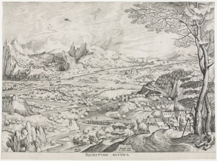 The Large Landscapes:  Solicitudo Rustica, c. 1555-1558. Attributed to Jan van Doetechum (Flemish,