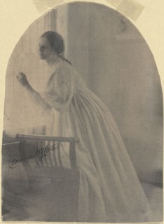 By the Window, 1896. Clarence H. White (American, 1871-1925). Platinum print with crayon; image: 18
