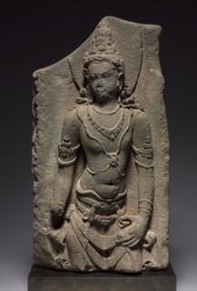 Door Guardian, Mahakala, 800s. Indonesia, Central Java, Chandi Suko, 9th century. Volcanic stone;