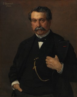 Portrait of a Man, 1868. Léon Bonnat (French, 1833-1922). Oil on fabric; unframed: 80.1 x 65.3 cm