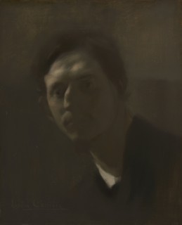 Armand Berton, c. 1891. Eugène Carrière (French, 1849-1906). Oil on fabric; framed: 62.2 x 54 x 7.6