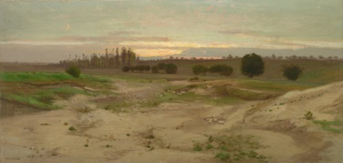 The Marl Pit at Mulcent:  Evening, after 1857. Antoine Chintreuil (French, 1814-1873). Oil on