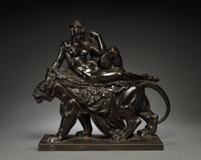 Ariadne on a Panther, 1873. Jean-Baptiste Clésinger (French, 1814-1883). Bronze; overall: 41.2 x 45