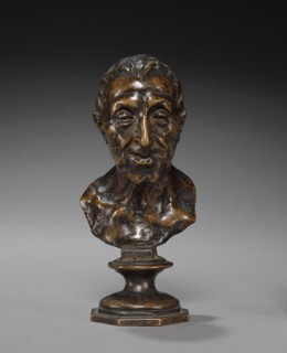 Head of a Man, c. 1875 - 1929. Vincenzo Gemito (Italian, 1852-1929). Bronze; overall: 17.2 cm (6