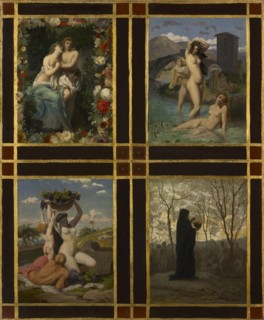 The Four Seasons, 1850. Henry Picou (French, 1824-1895), Jean-Léon Gérôme (French, 1824-1904),