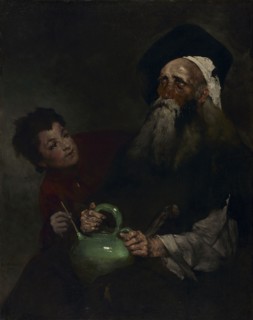 Lazarillo de Tormes and His Blind Master, before 1880. Théodule Ribot (French, 1823-1891). Oil on