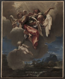 Study for "An Apotheosis of a Saint" (for San Bernardino dei Morti, Milan), c. 1695. Sebastiano