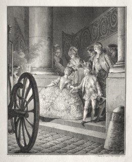 Rêtif de la Bretonne:  The Little Godparents, 1777. Jean-Michel the Younger Moreau (French,