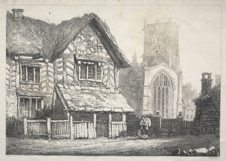 A Series of Ancient Buildings and Rural Cottages in the North of England:  Helmsley, 1821. Samuel
