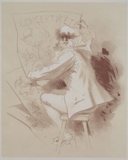 Summer Concert, c. 1895-1900. Jules Chéret (French, 1836-1932), Chaix. Lithograph printed in colors