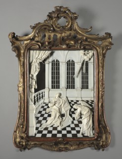 The Annunciation, 1750s. Johann Michael Düchert (German, 1725-1799). Ivory, ebony, velvet, in the
