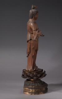 Bato Kannon, 14th century. Japan, Kamakura period (1185-1333). Wood; overall: 110.6 cm (43 9/16 in