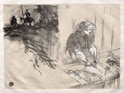 The Brief Joys:  Cover, 1897. Henri de Toulouse-Lautrec (French, 1864-1901). Lithograph