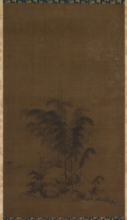 Bamboo Landscape, 1127-1279. China, Southern Song dynasty (1127-1279). Hanging scroll, ink on silk;