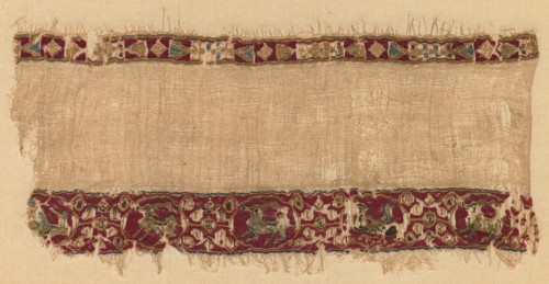 Fragment of a Tiraz-Style Textile, late 1000s. Egypt, Fatimid period, late 11th century. Tabby