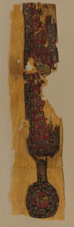Clavi (Decorative Band), 700s. Egypt, Islamic Umayyad or Abbasid period, 8th century. Wool; plain