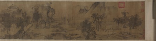 Tao Yuanming's Return Home, 1300s. China, Yuan dynasty (1271-1368). Handscroll, ink and slight