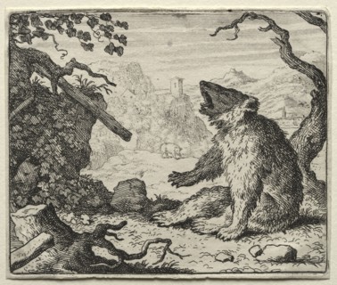 Reynard the Fox:  The Bear Calls Reynard to Court. Allart van Everdingen (Dutch, 1621-1675).