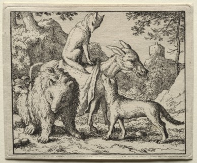 Reynard the Fox. Allart van Everdingen (Dutch, 1621-1675). Etching