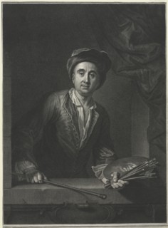 François de Troy, after a Self-Portrait. Pierre Drevet (French, 1663-1738). Engraving