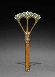 Parasol Handle, c. 1900. Firm of Jacob Tostrup (Norwegian, 1806-1890), possibly by Torolf Prytz