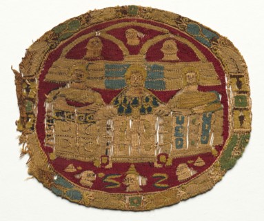 Pair of Segmenta, 700s - 800s. Egypt, Abbasid period (?), 8th - 9th century. Tapestry; linen and