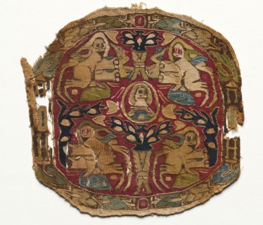 Segmentum, 700s - 800s. Egypt, Abbasid period (?), 8th - 9th century. Tapestry; linen and wool;