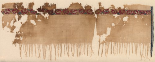 Fragment of a Tiraz, 1080 - 1099. Egypt, Fatimid period, late 11th century. Tabby ground with