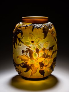 Vase. Emile Gallé (French, 1846-1904). Glass;