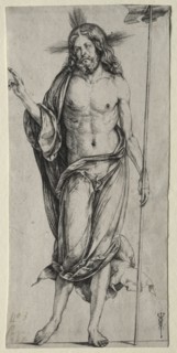 The Risen Christ, c. 1503-1504. Jacopo de' Barbari (Italian, 1440/50-before 1515). Engraving