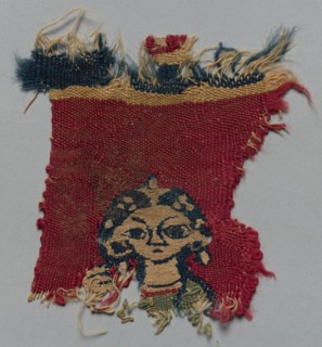 Fragment, Probably from a Hanging, 800s. Iran or Iraq, Abbasid period, 9th century. Tapestry; wool