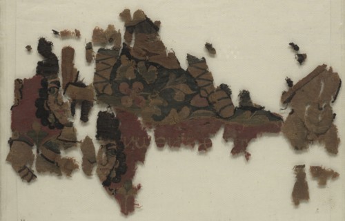 Four Fragments from a Hanging: Athena Partheneon, 500s. Egypt, Byzantine period, 6th century.