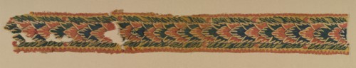 Panel from a Large Curtain, Overlapping Leaves, 300s-400s. Egypt, Byzantine period, 4th-5th century