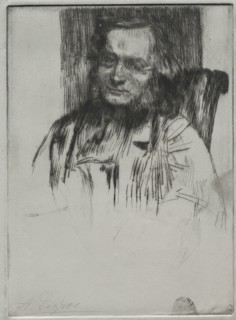 Edwin Edwards, 1861. Alphonse Legros (French, 1837-1911). Drypoint