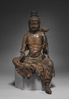 Miroku Bosatsu: The Future Buddha, mid 1200s. Japan, Kamakura Period (1185-1333). Wood with traces