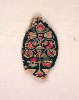 Pendant of a Clavus (?), 300s - 500s. Egypt, Byzantine period, 4th - 6th century. Tapestry weave: