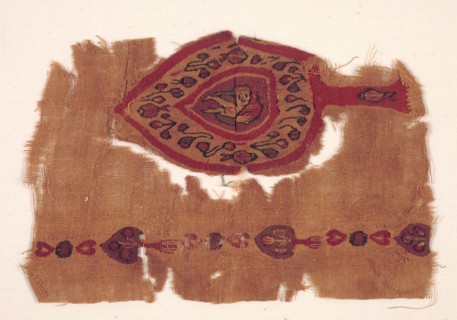 Fragment from a Curtain (?), 400s - 500s. Egypt, Byzantine period, 5th - 6th century. Tabby weave